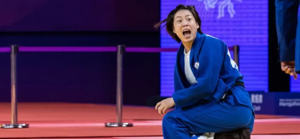 柔道女王連珍羚拿下杭州亞運柔道金牌／圖片來源：聯合新聞網