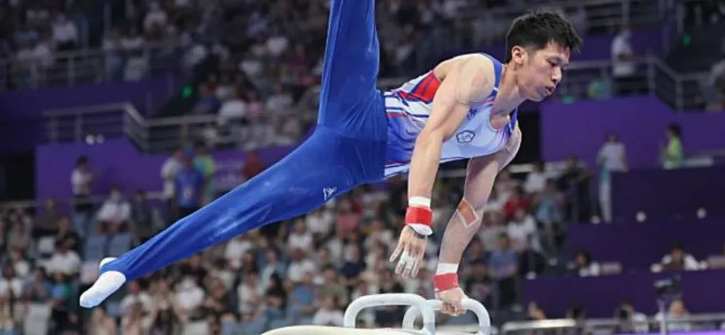 鞍馬王子李智凱拿下杭州亞運鞍馬金牌／圖片來源：LINE TODAY