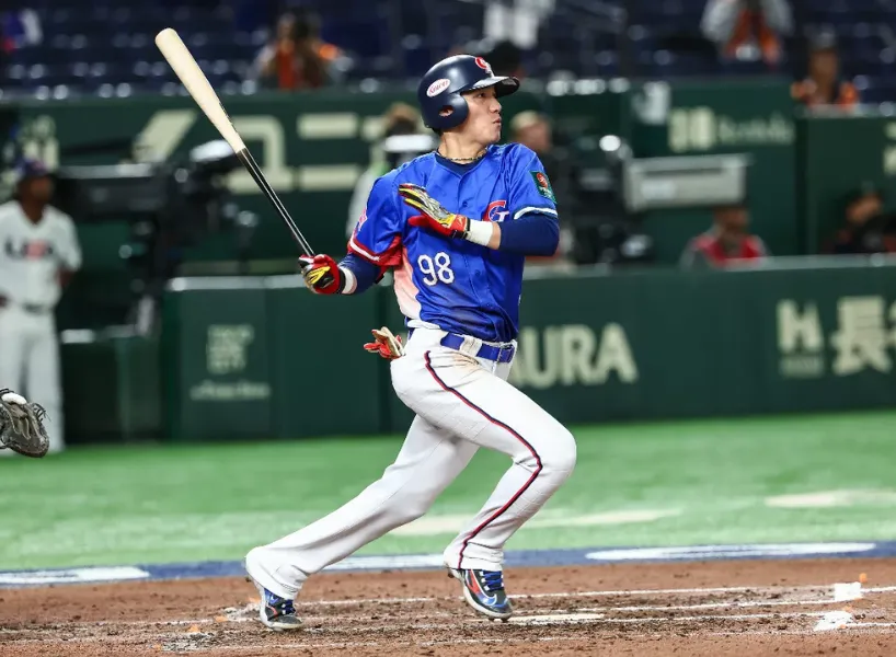 中華隊陳晨威預賽對南韓滿貫砲提升全隊士氣