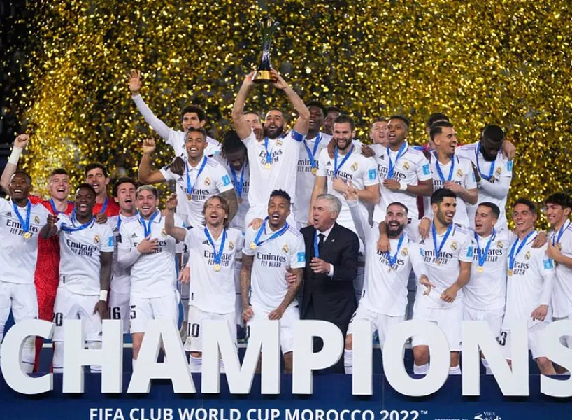 世俱盃冠軍記錄：拿最多冠軍的是皇家馬德里，總共五次