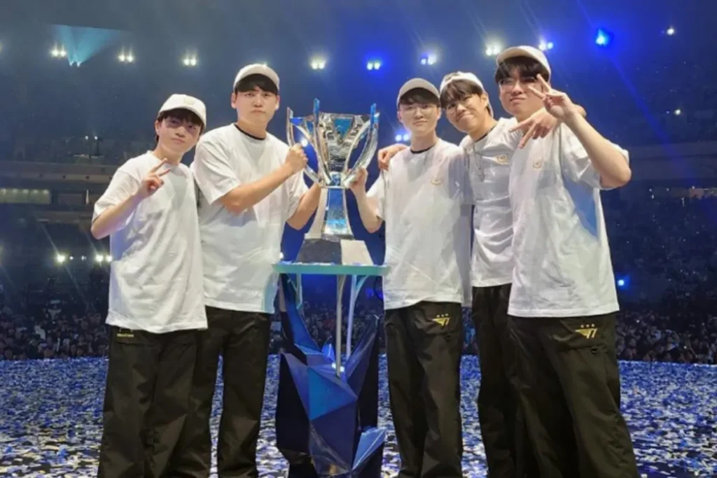 Faker 2025 拿下生涯世界賽第 5 冠