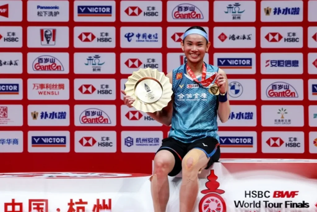 戴資穎曾 4 度奪得羽球年終賽冠軍獎金,可惜未能參加 2025 BWF 年終賽