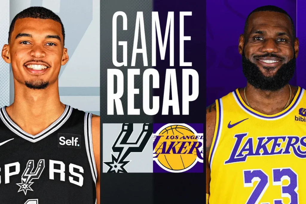 湖人對馬刺｜本季雙方第三次對戰，也是 NBA 老中青門面的經典組合